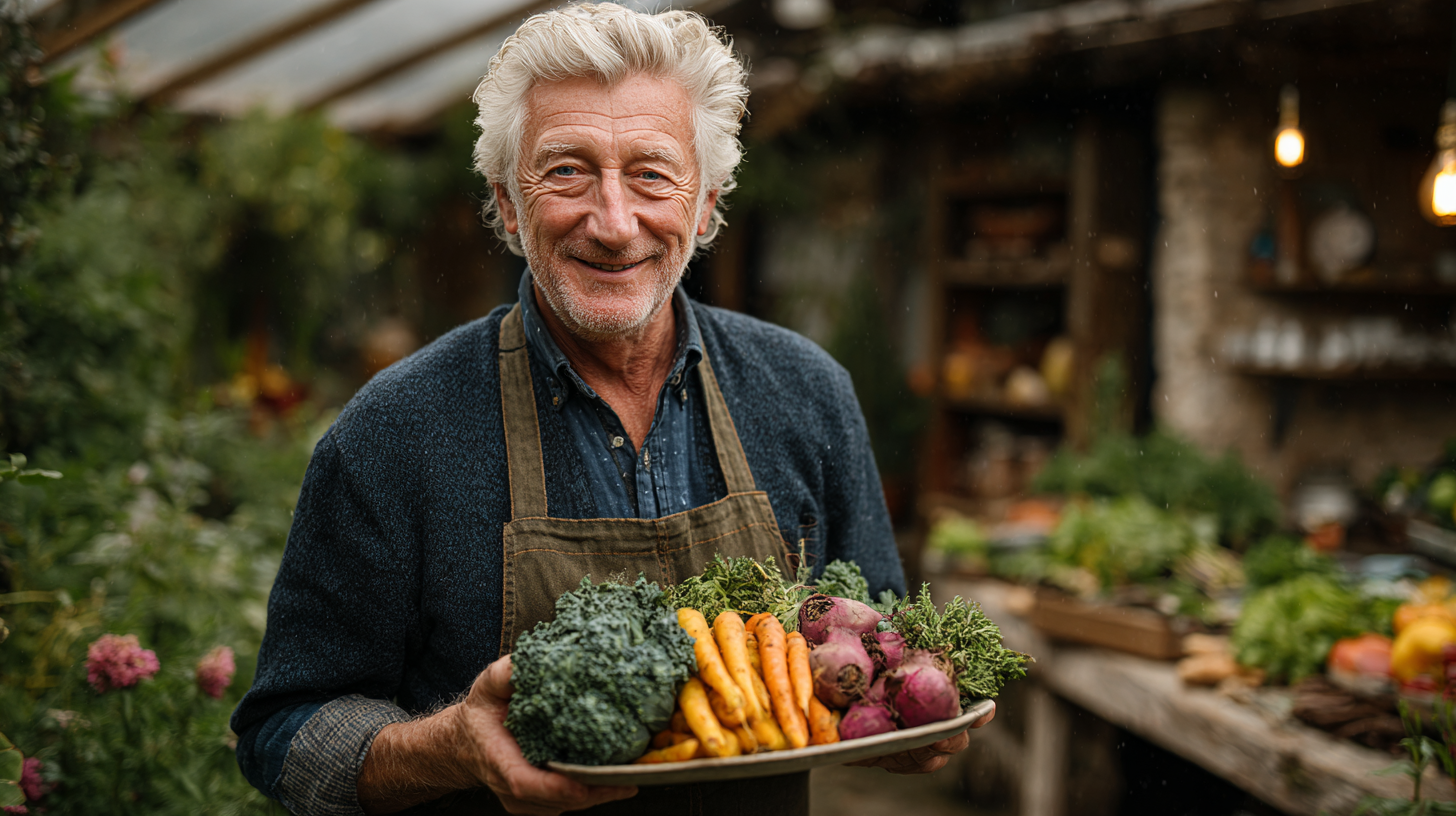 Farebné zdravé jedlo na tanieri